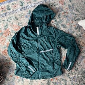Oiselle Reflective Vim Jacket - Douglas Fir